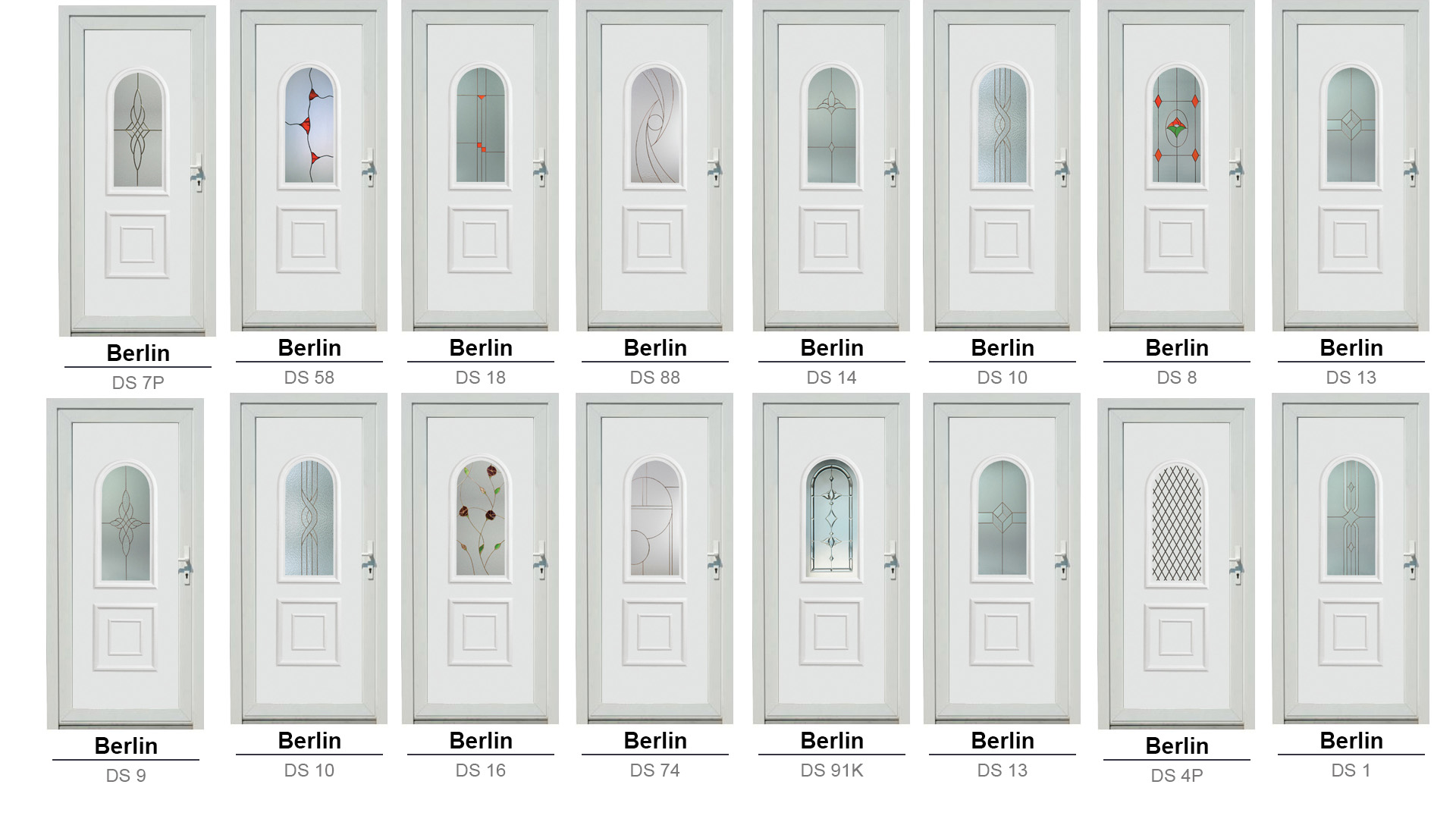 Műanyag Bejárati Ajtó – Berlin díszpanel